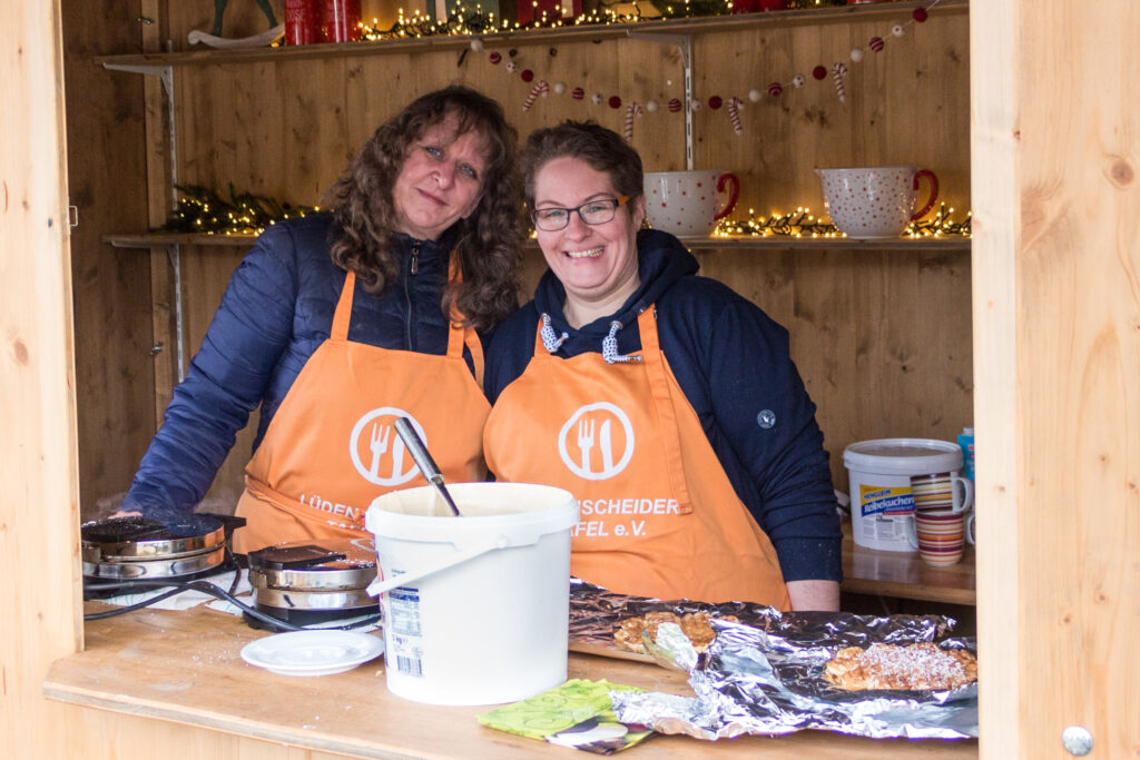 Waffelbacken bei Kremer